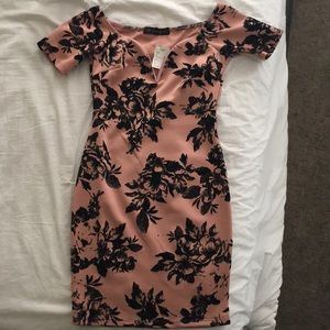 Classy off the shoulder dress